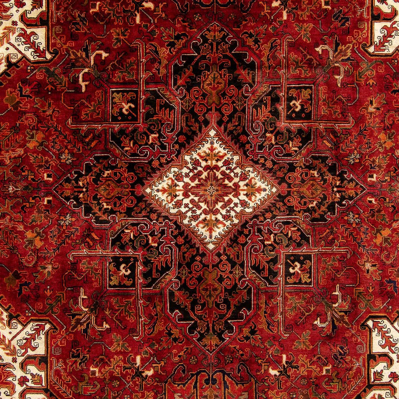 Persisk tæppe - Nomadisk - 400 x 300 cm - mørkerød