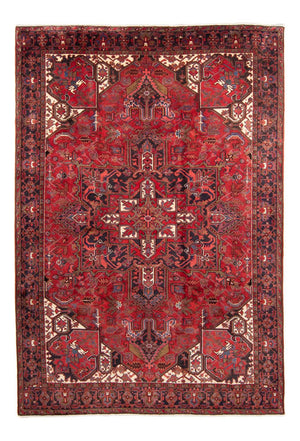 Persisk tæppe - Nomadisk - 358 x 248 cm - mørkerød