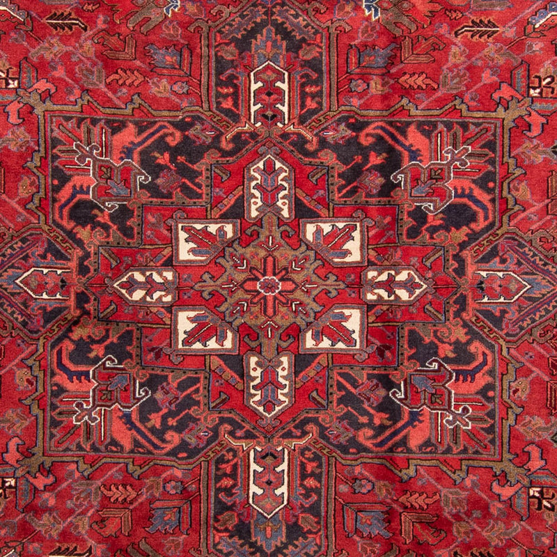 Persisk tæppe - Nomadisk - 358 x 248 cm - mørkerød