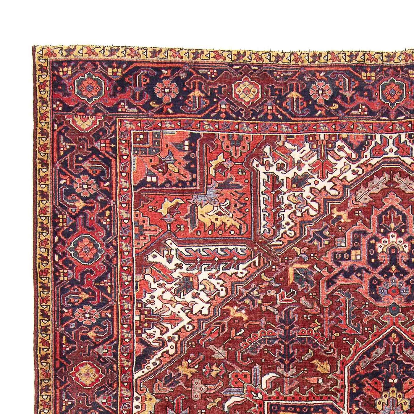 Persisk tæppe - Nomadisk - 337 x 245 cm - lysrød