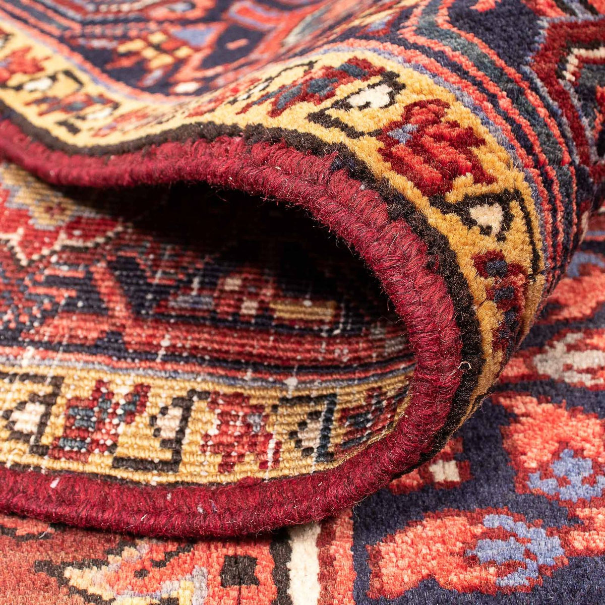 Persisk tæppe - Nomadisk - 337 x 245 cm - lysrød