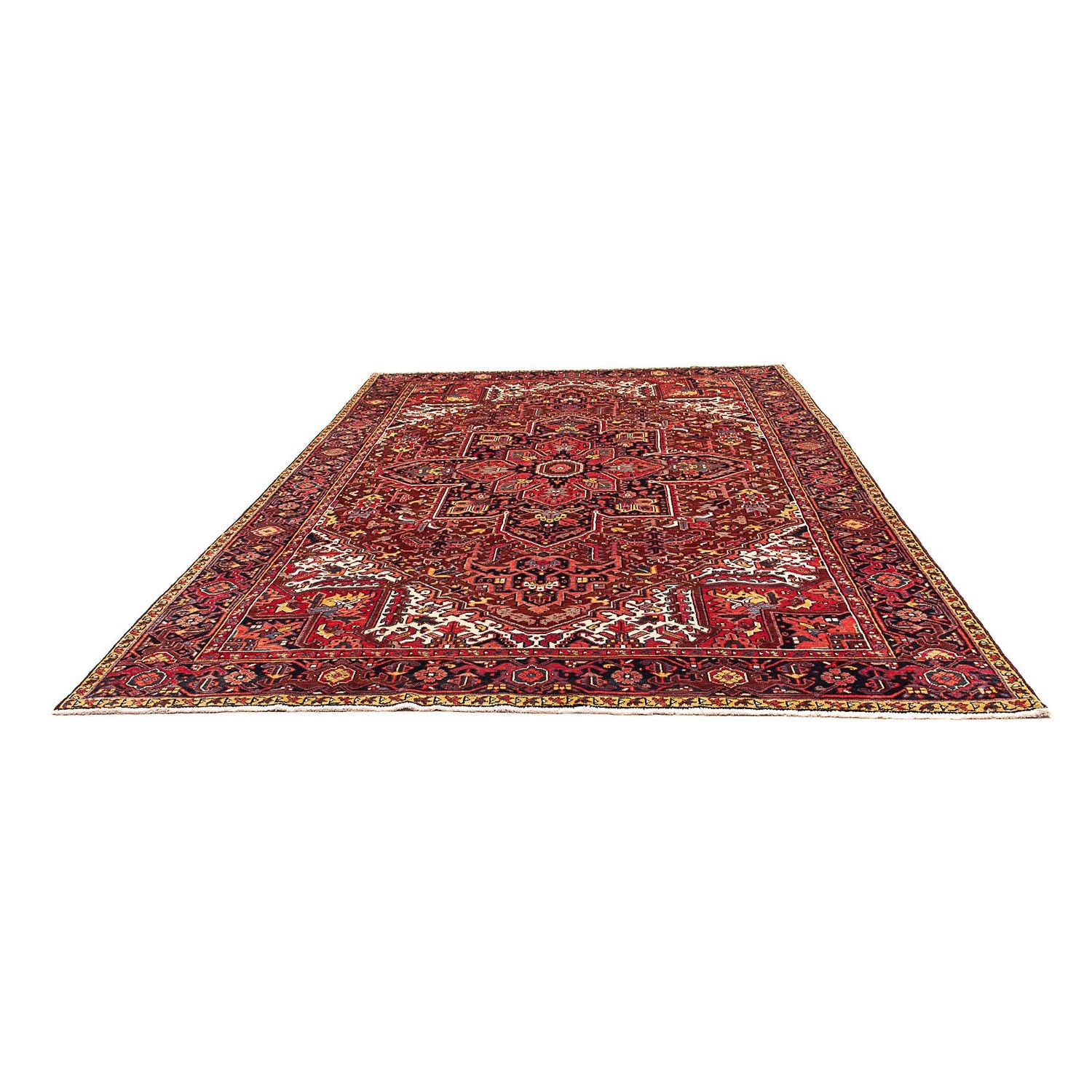 Persisk tæppe - Nomadisk - 337 x 245 cm - lysrød