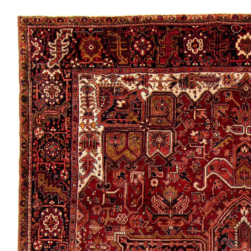 Persisk tæppe - Nomadisk - 368 x 272 cm - mørkerød