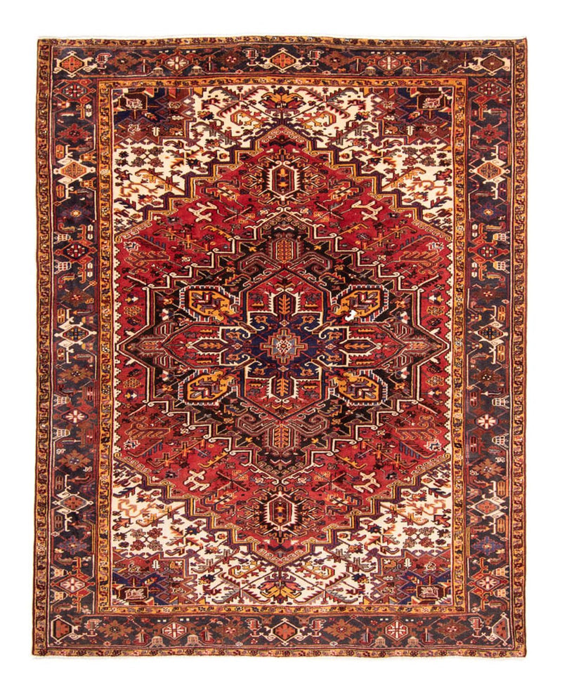 Persisk tæppe - Nomadisk - 329 x 254 cm - mørkerød