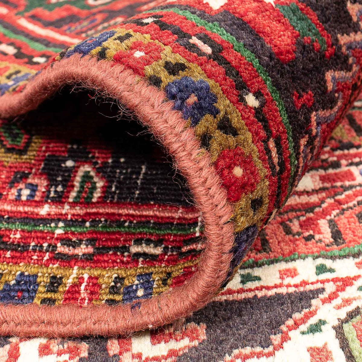 Persisk tæppe - Nomadisk - 350 x 251 cm - rød