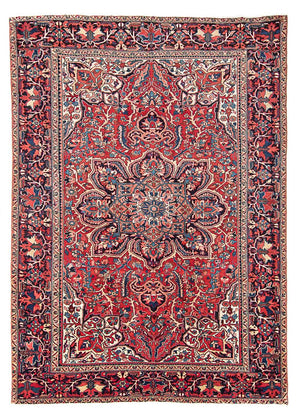 Persisk tæppe - Nomadisk - 351 x 258 cm - rød