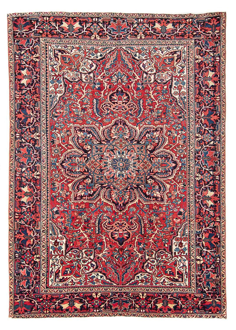 Persisk tæppe - Nomadisk - 351 x 258 cm - rød