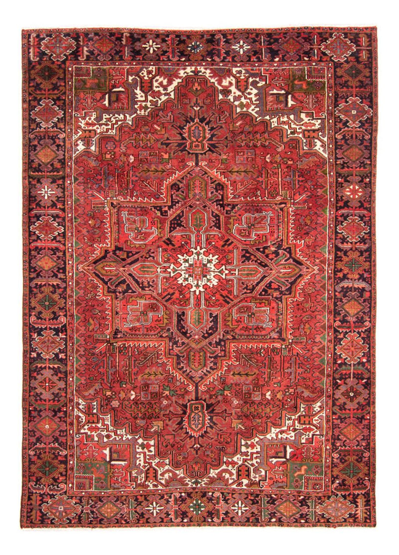 Persisk tæppe - Nomadisk - 326 x 230 cm - mørkerød
