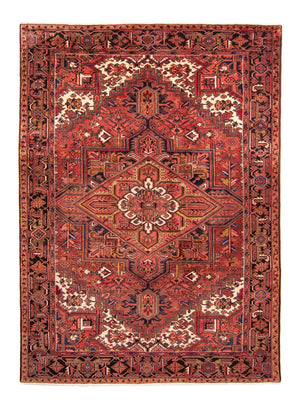Persisk tæppe - Nomadisk - 342 x 243 cm - lysrød