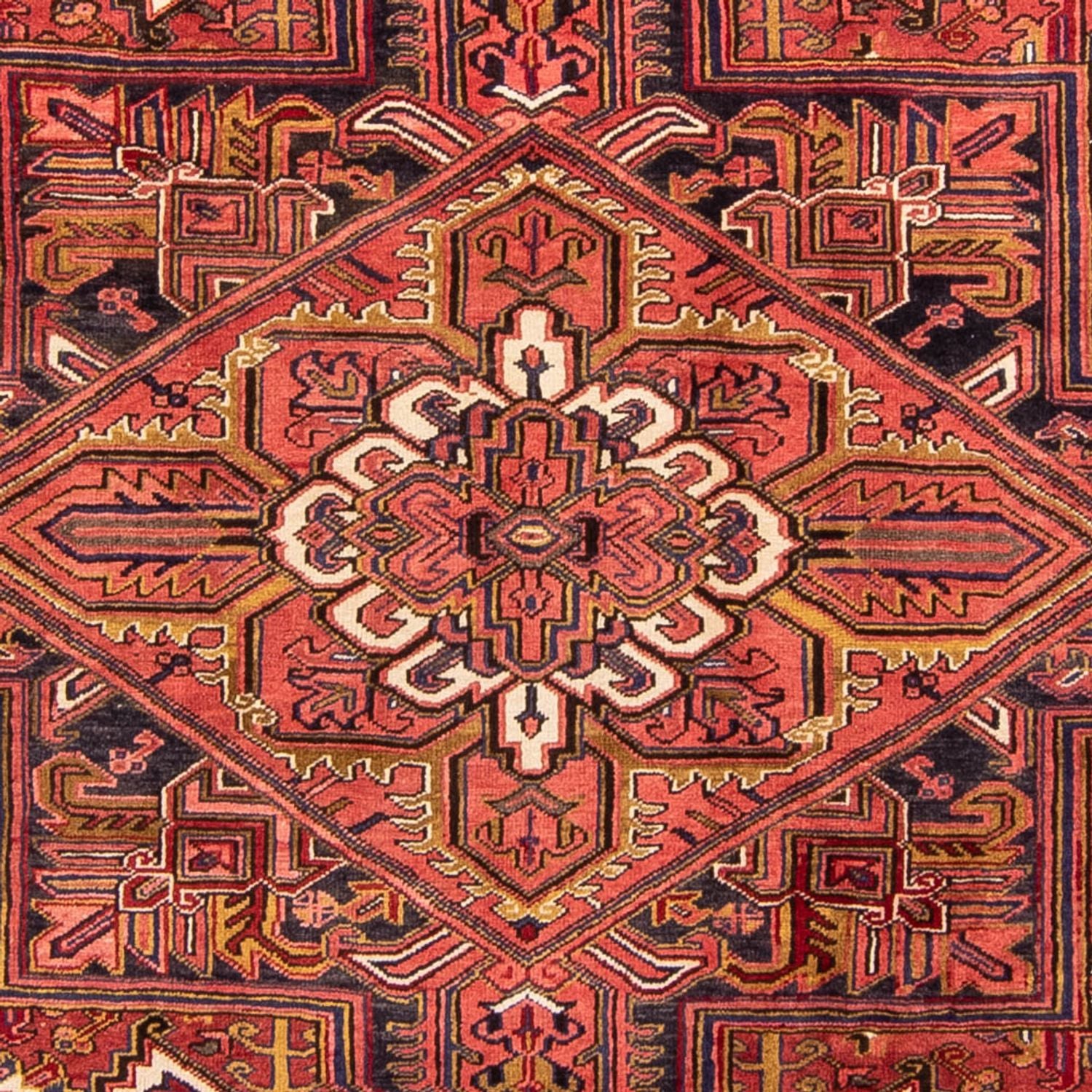 Persisk tæppe - Nomadisk - 342 x 243 cm - lysrød