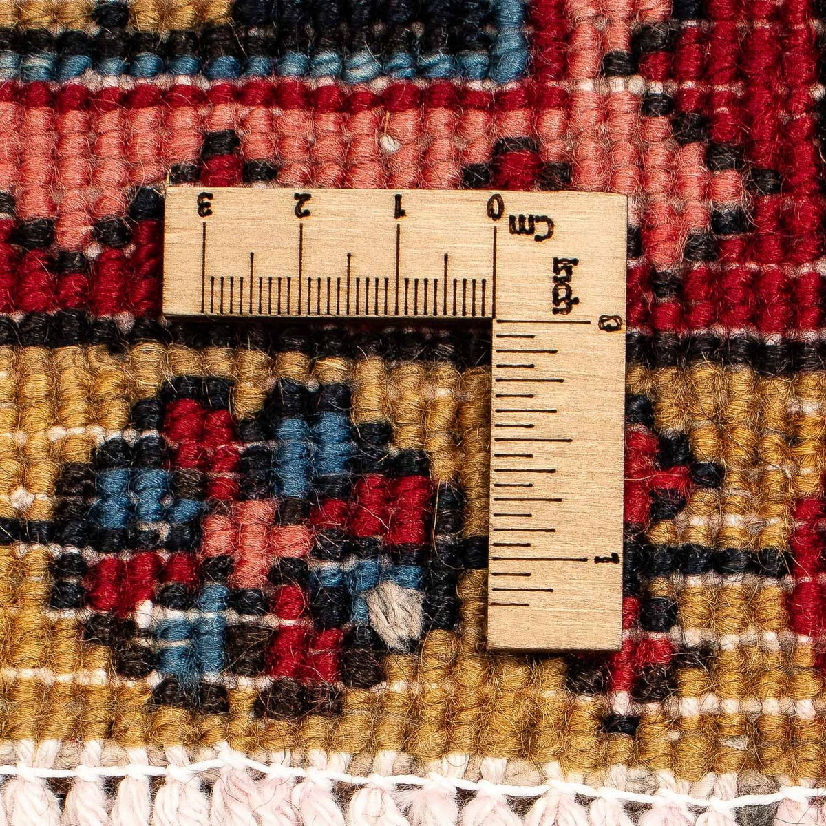 Persisk tæppe - Nomadisk - 393 x 304 cm - mørkerød