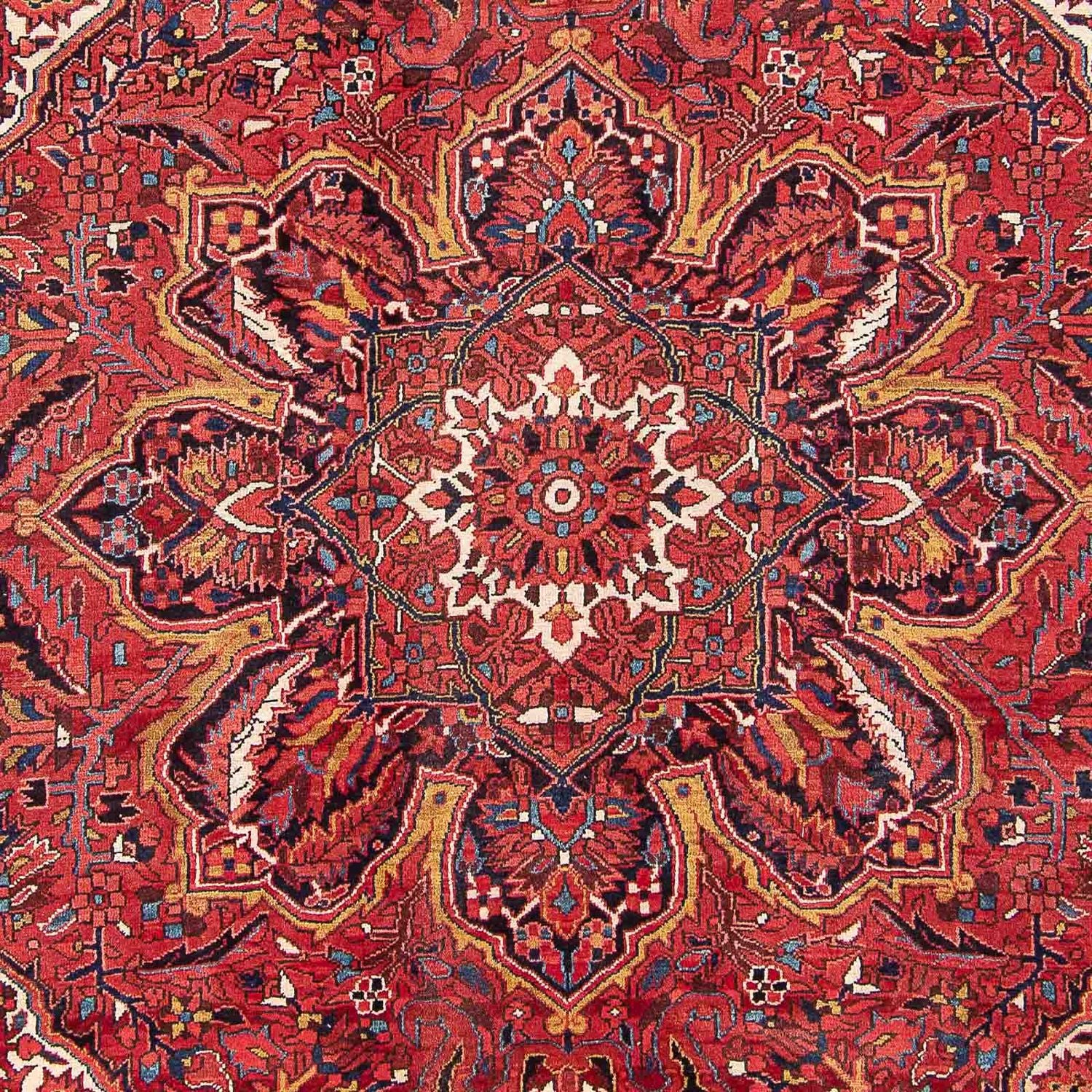 Persisk tæppe - Nomadisk - 366 x 262 cm - rød