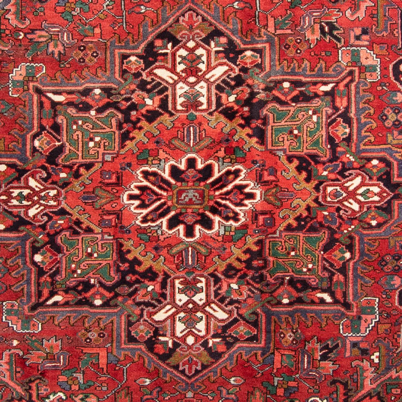 Persisk tæppe - Nomadisk - 343 x 233 cm - mørkerød