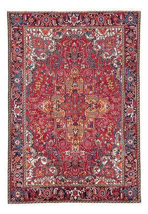 Persisk tæppe - Nomadisk - 335 x 240 cm - rød