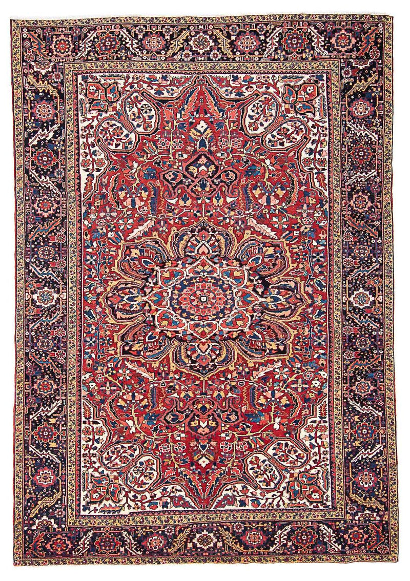 Persisk tæppe - Nomadisk - 376 x 270 cm - rød