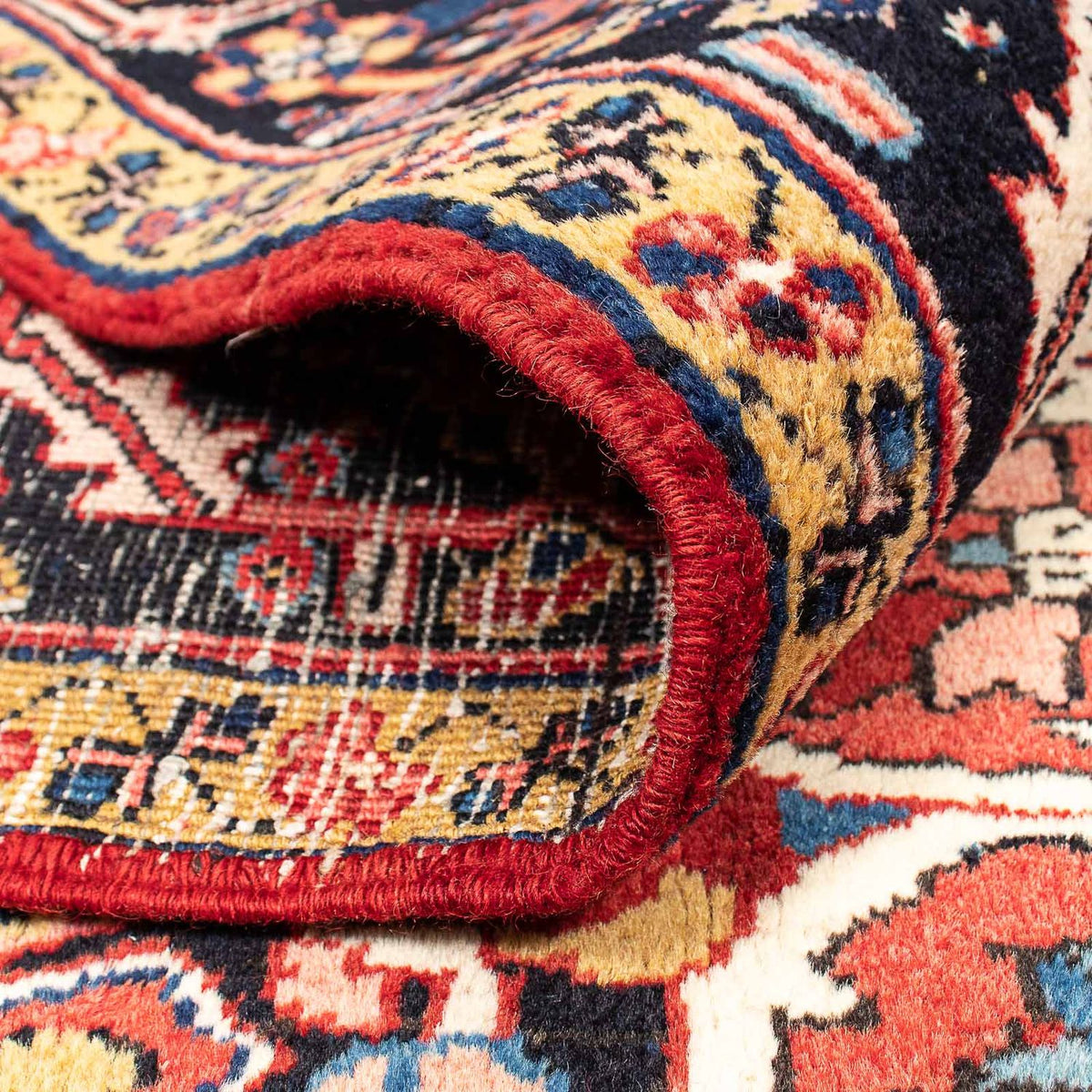 Persisk tæppe - Nomadisk - 376 x 270 cm - rød