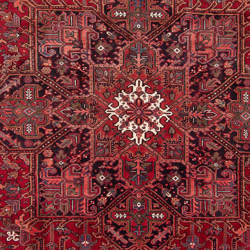 Persisk tæppe - Nomadisk - 346 x 255 cm - mørkerød