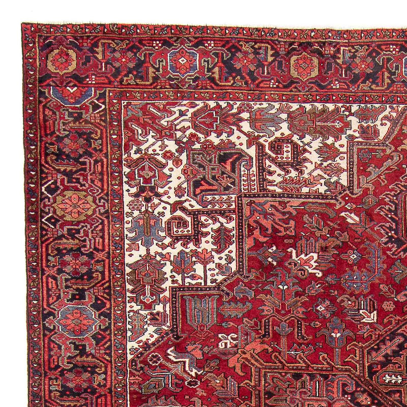 Persisk tæppe - Nomadisk - 346 x 255 cm - mørkerød