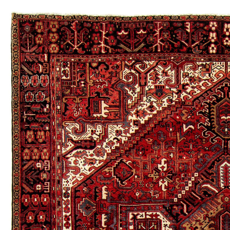Persisk tæppe - Nomadisk - 410 x 306 cm - mørkerød