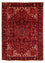 Persisk tæppe - Nomadisk - 391 x 304 cm - mørkerød