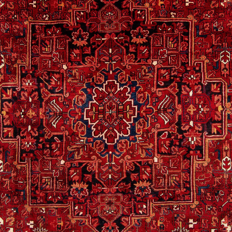 Persisk tæppe - Nomadisk - 391 x 304 cm - mørkerød