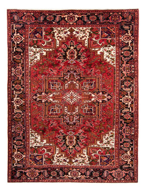 Persisk tæppe - Nomadisk - 348 x 257 cm - mørkerød