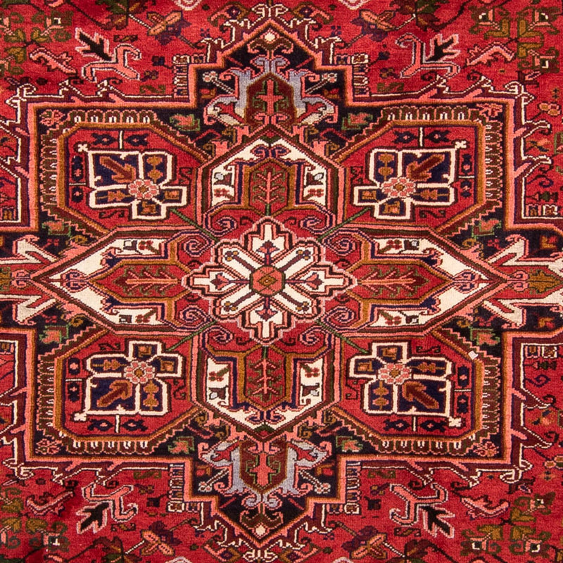 Persisk tæppe - Nomadisk - 348 x 257 cm - mørkerød