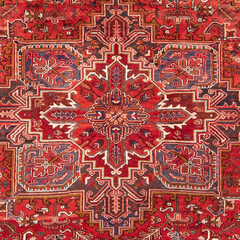 Persisk tæppe - Nomadisk - 345 x 260 cm - mørkerød