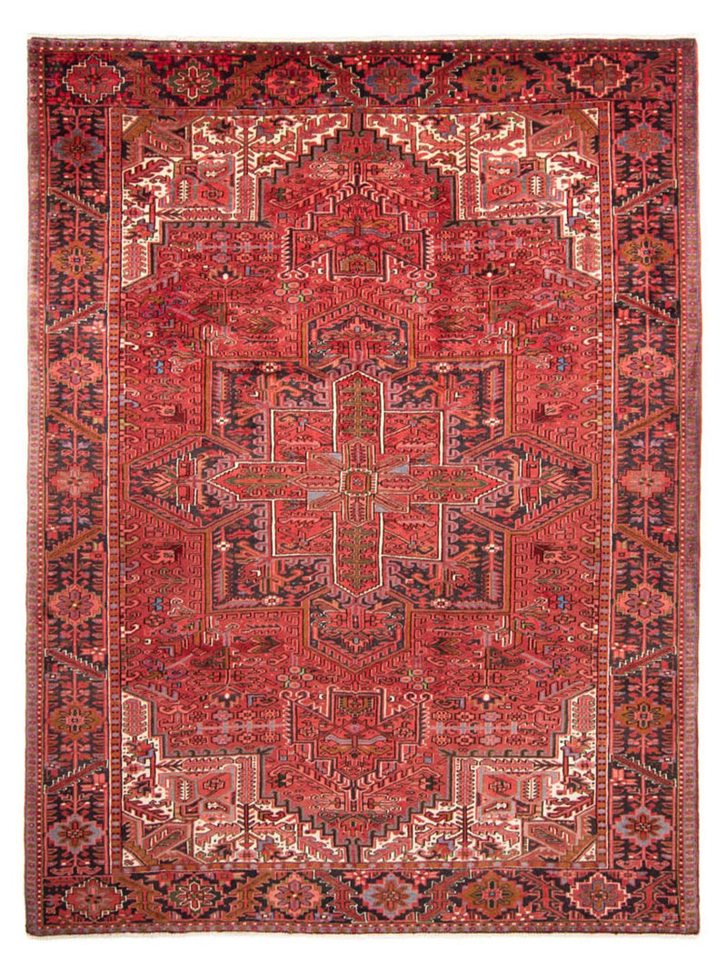 Persisk tæppe - Nomadisk - 345 x 250 cm - mørkerød