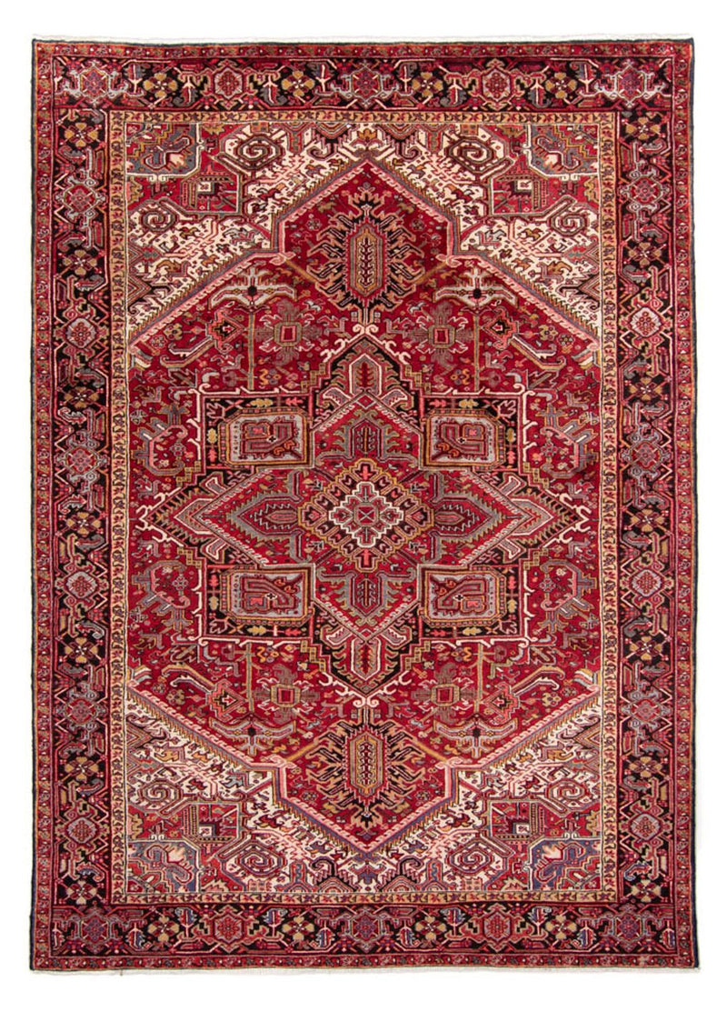 Persisk tæppe - Nomadisk - 345 x 247 cm - mørkerød