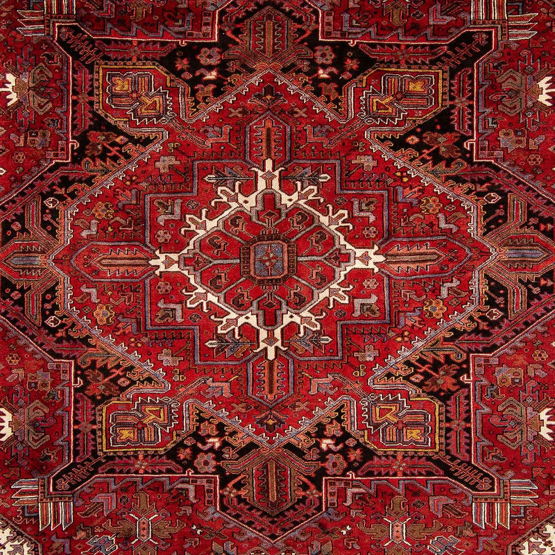 Persisk tæppe - Nomadisk - 390 x 300 cm - mørkerød