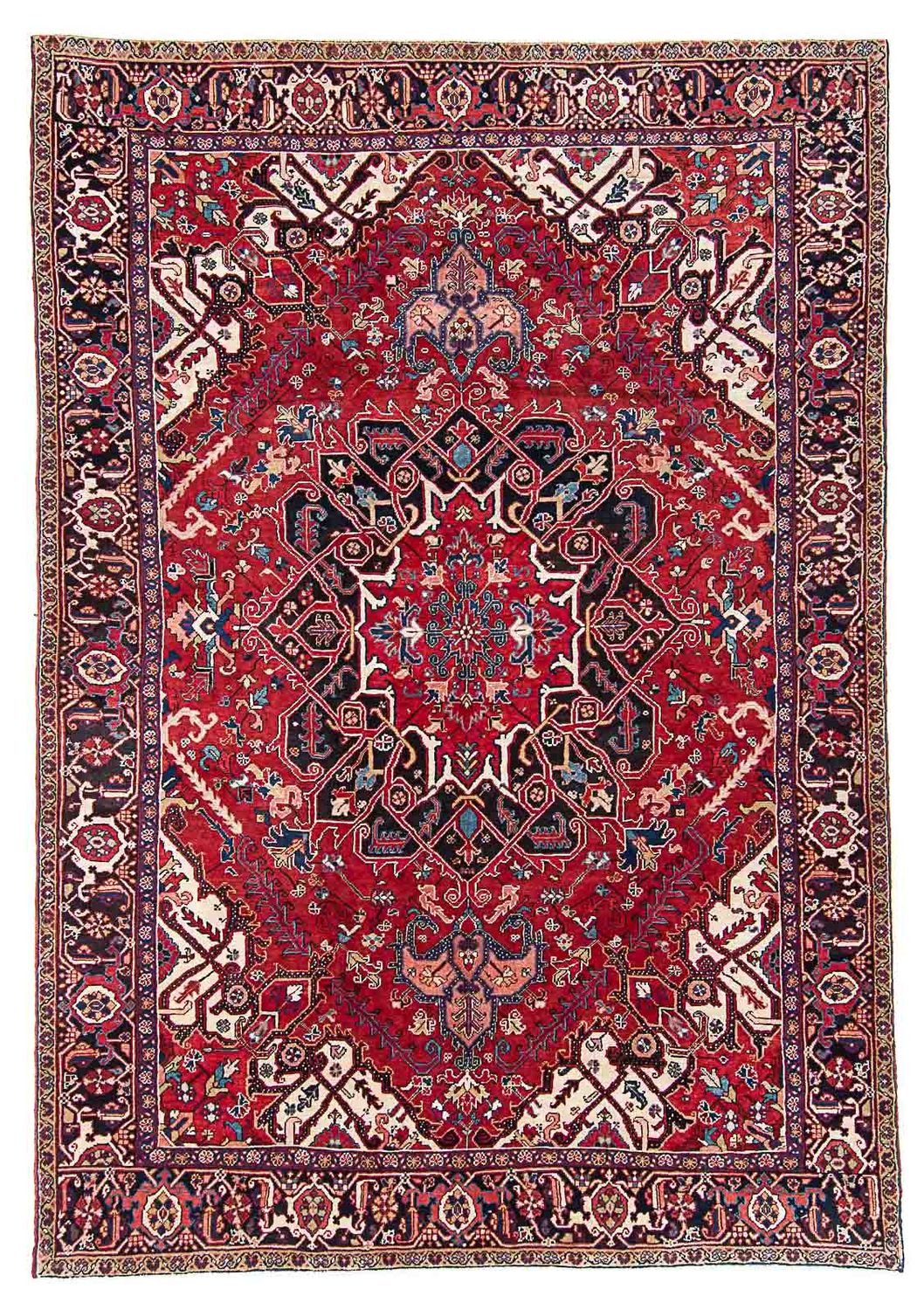 Persisk tæppe - Nomadisk - 323 x 234 cm - rød