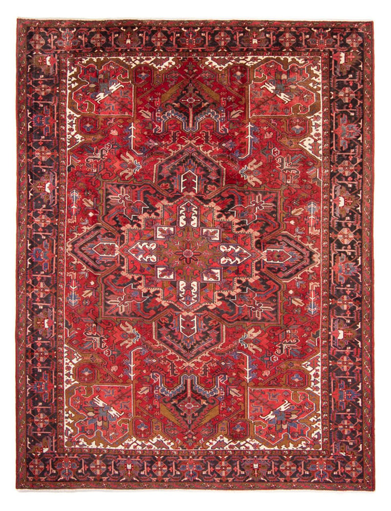 Persisk tæppe - Nomadisk - 326 x 247 cm - mørkerød