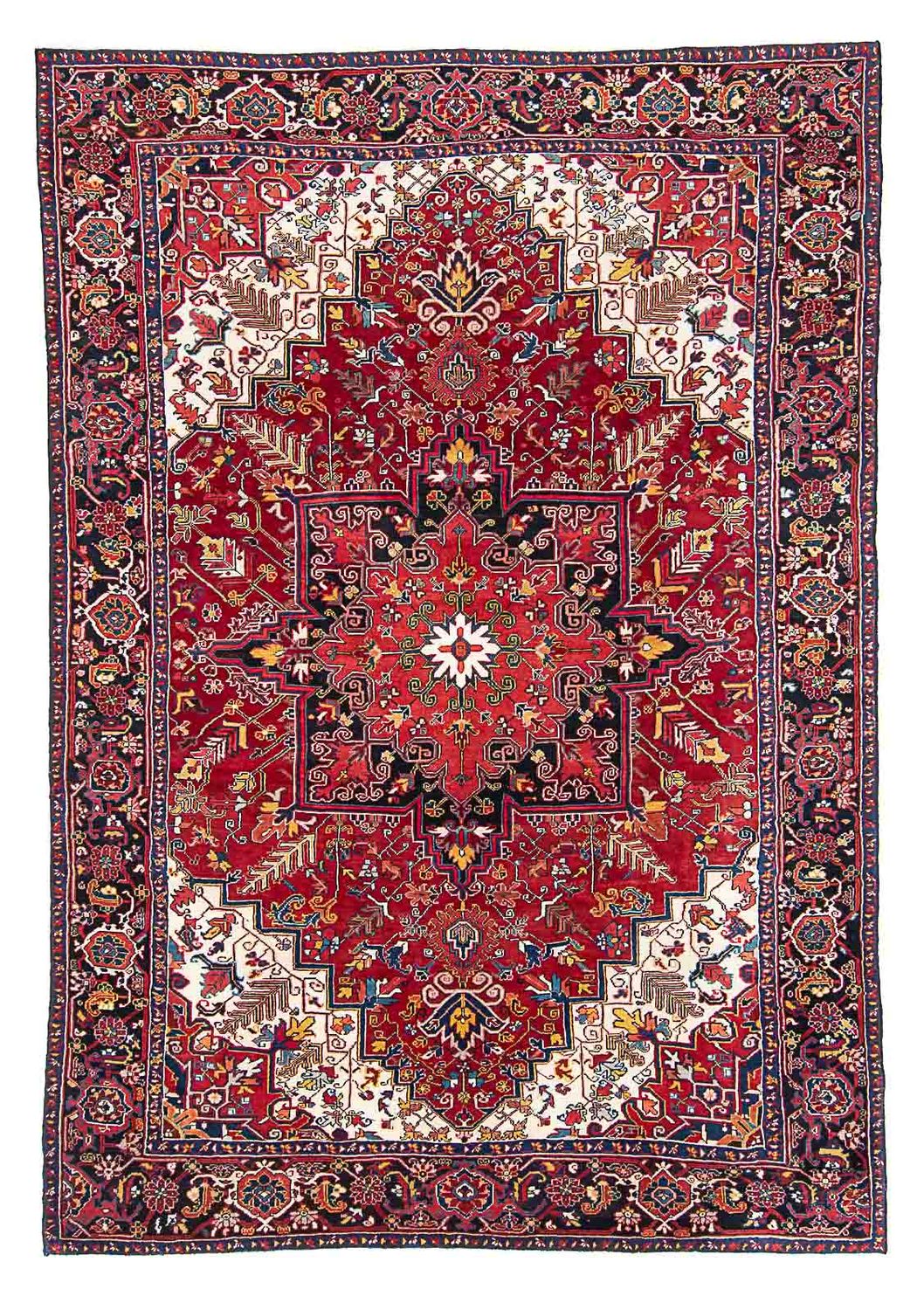 Persisk tæppe - Nomadisk - 323 x 230 cm - lysrød