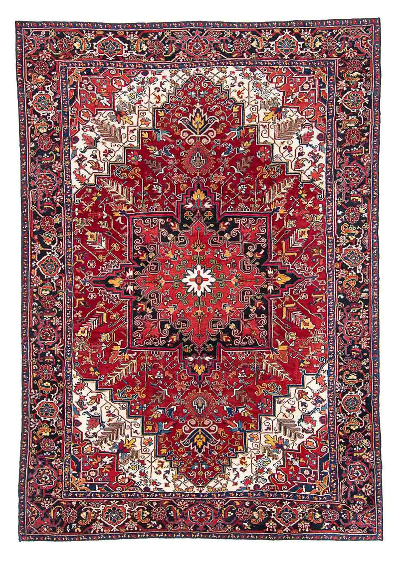 Persisk tæppe - Nomadisk - 323 x 230 cm - lysrød