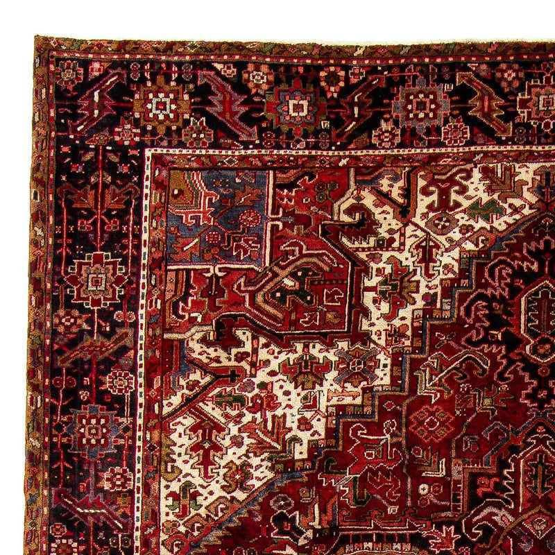 Persisk tæppe - Nomadisk - 388 x 300 cm - mørkerød