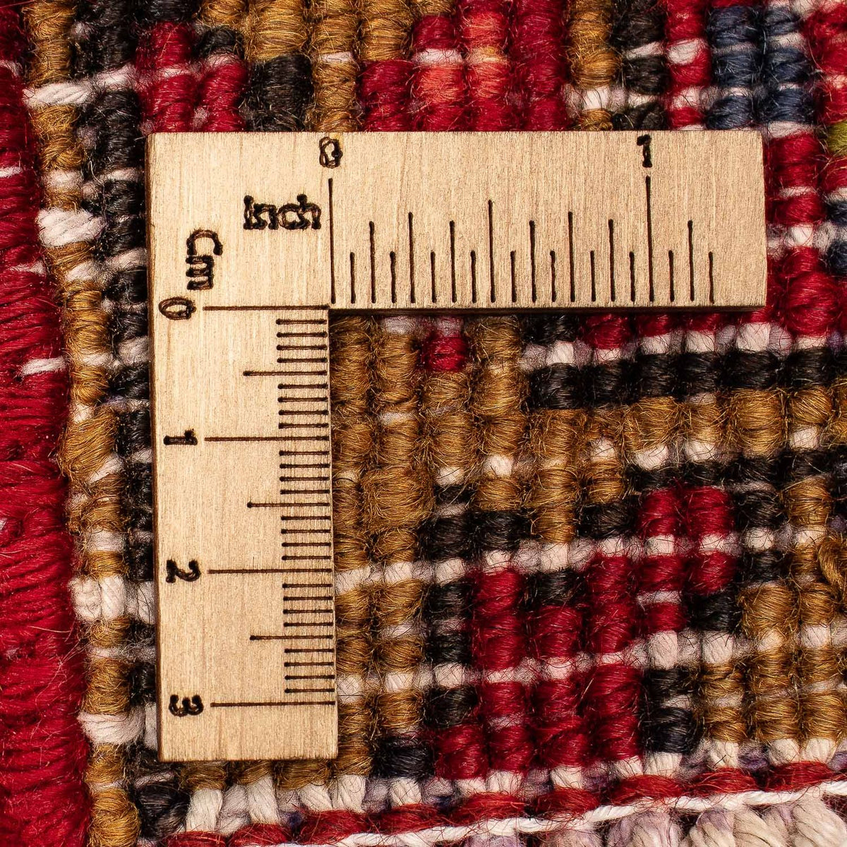 Persisk tæppe - Nomadisk - 388 x 300 cm - mørkerød