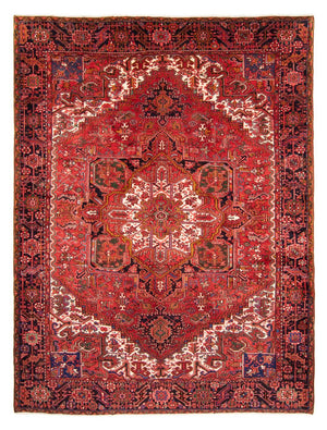 Persisk tæppe - Nomadisk - 343 x 256 cm - mørkerød