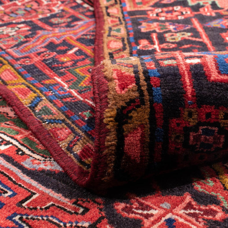 Persisk tæppe - Nomadisk - 343 x 256 cm - mørkerød