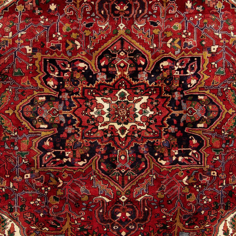 Persisk tæppe - Nomadisk - 362 x 277 cm - mørkerød