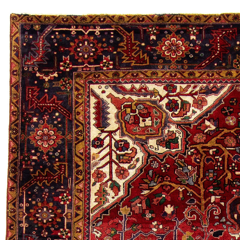 Persisk tæppe - Nomadisk - 362 x 277 cm - mørkerød