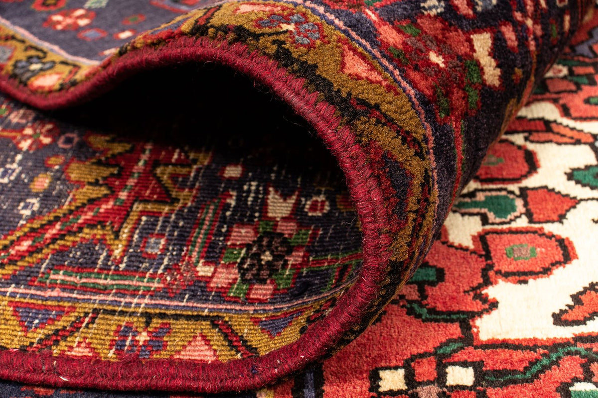 Persisk tæppe - Nomadisk - 362 x 277 cm - mørkerød