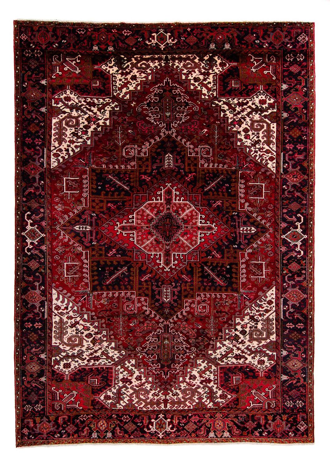 Persisk tæppe - Nomadisk - 428 x 315 cm - mørkerød