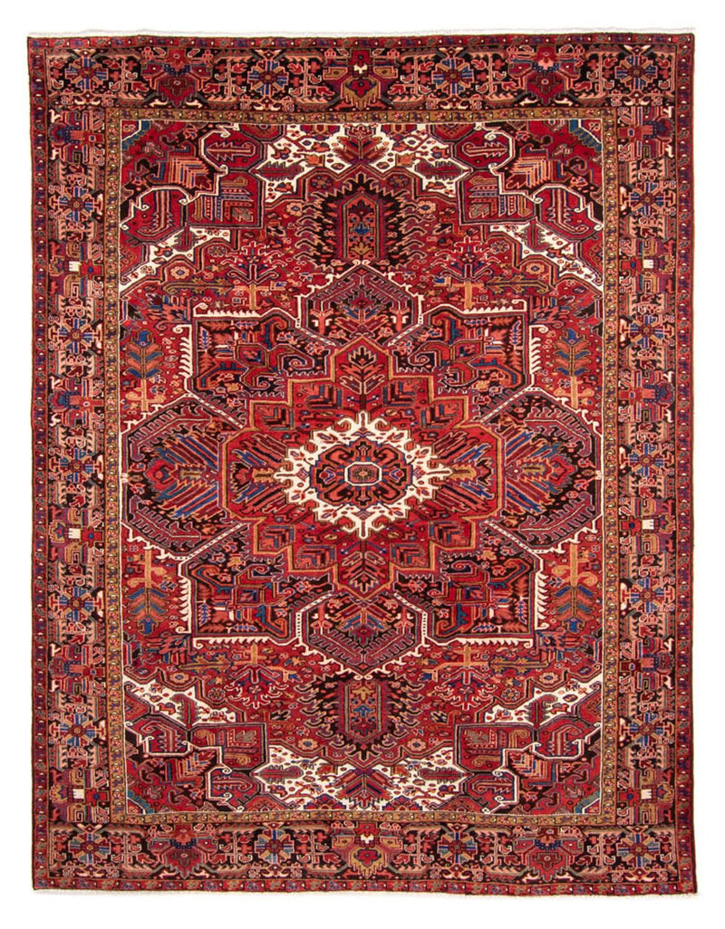 Persisk tæppe - Nomadisk - 330 x 250 cm - mørkerød