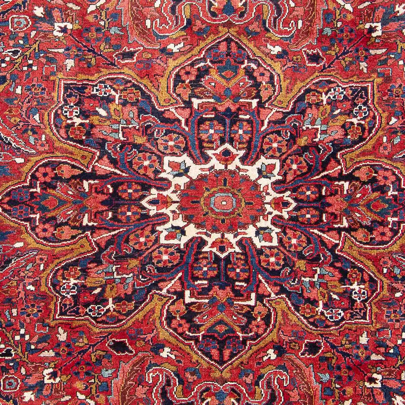 Persisk tæppe - Nomadisk - 355 x 257 cm - lysrød