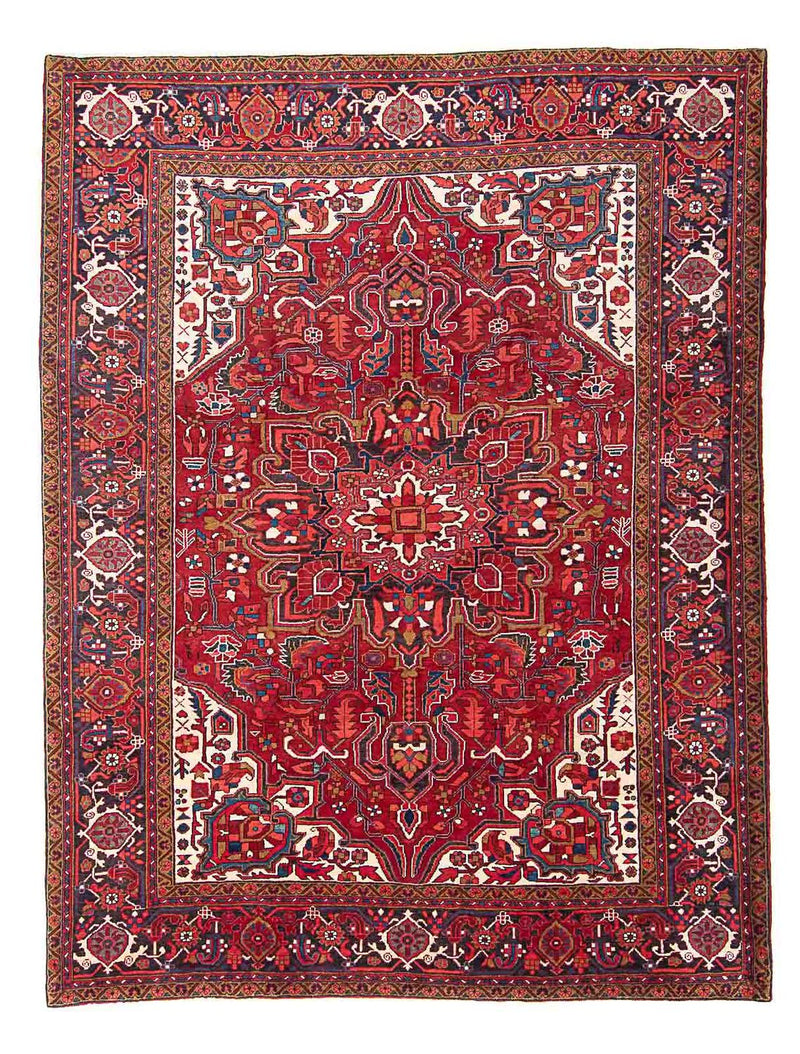 Persisk tæppe - Nomadisk - 323 x 252 cm - rød