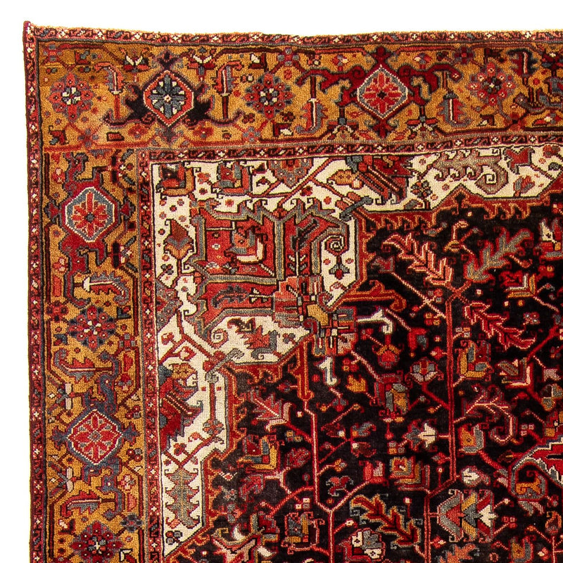 Persisk tæppe - Nomadisk - 388 x 282 cm - mørkerød