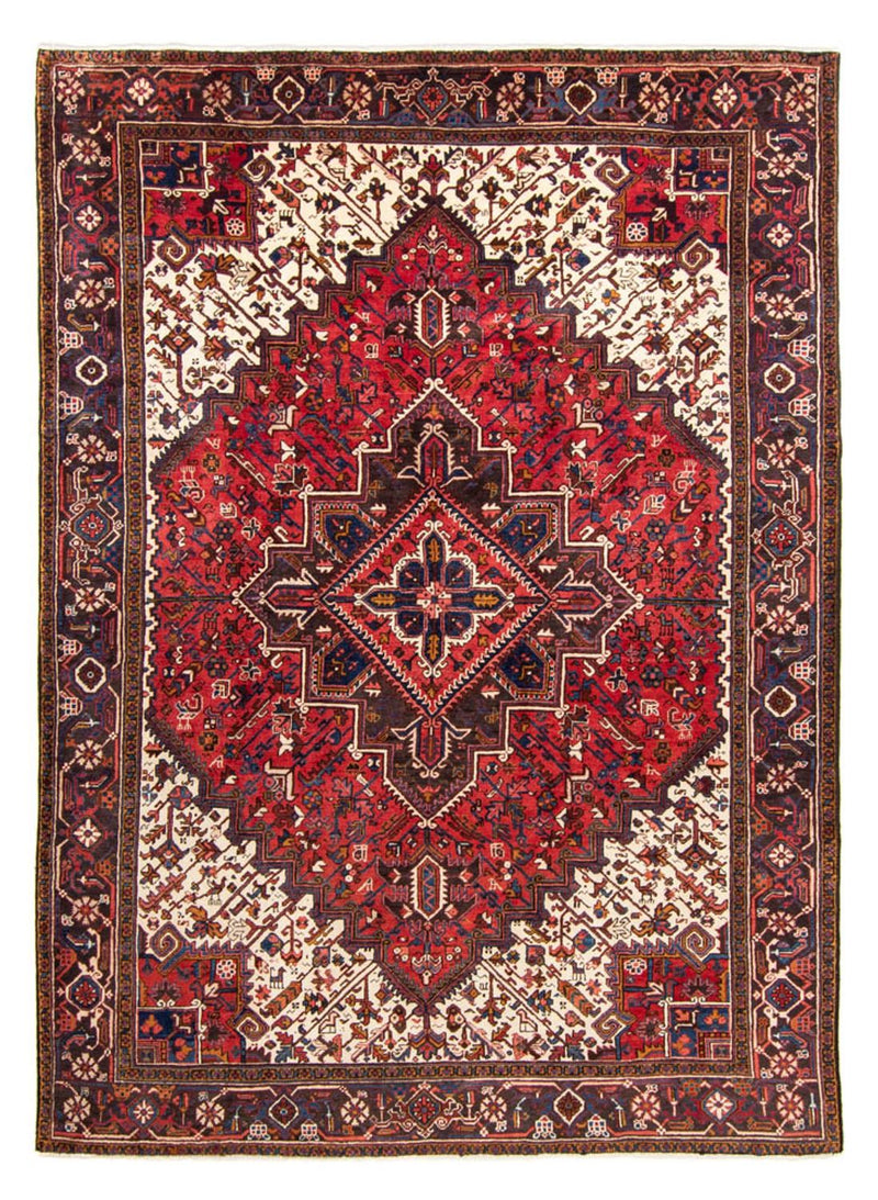 Persisk tæppe - Nomadisk - 337 x 240 cm - mørkerød