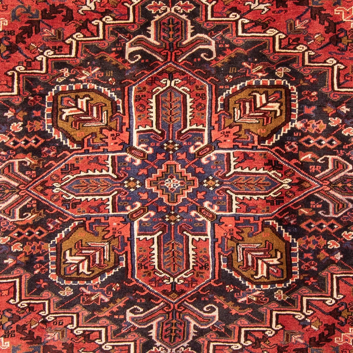 Persisk tæppe - Nomadisk - 340 x 260 cm - rød