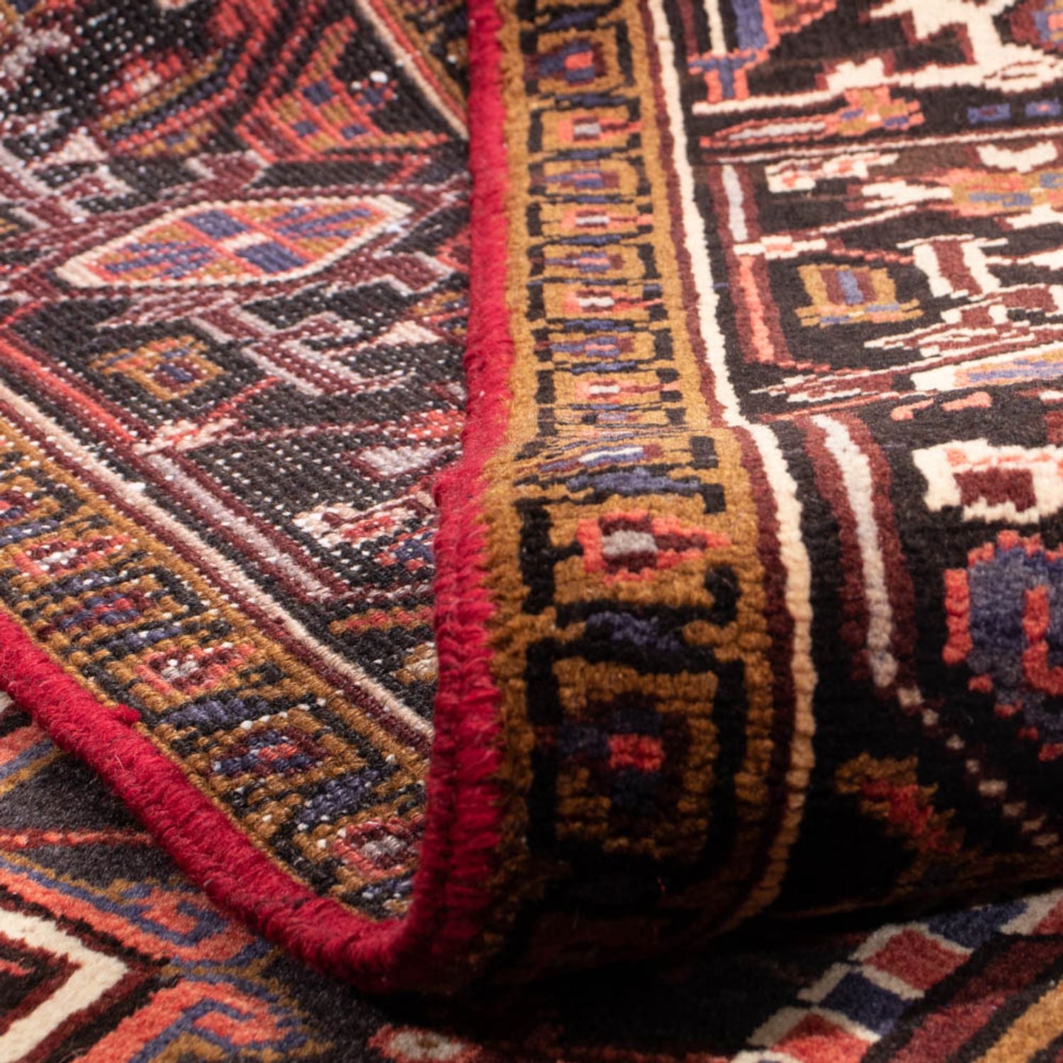 Persisk tæppe - Nomadisk - 340 x 260 cm - rød
